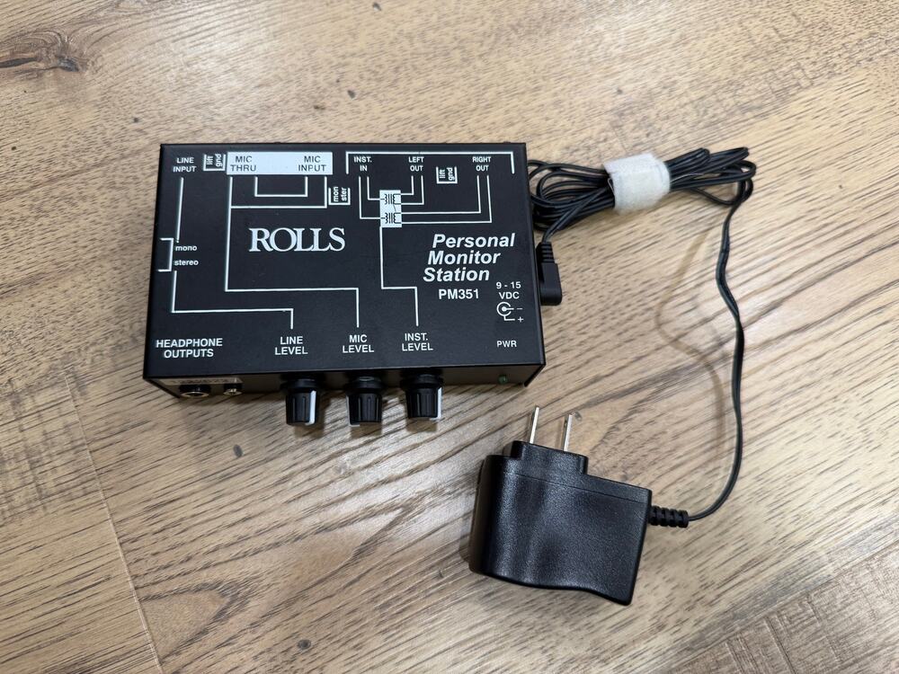 Rolls PM351 3 Channel Personal Monitor Station Headphone Mix